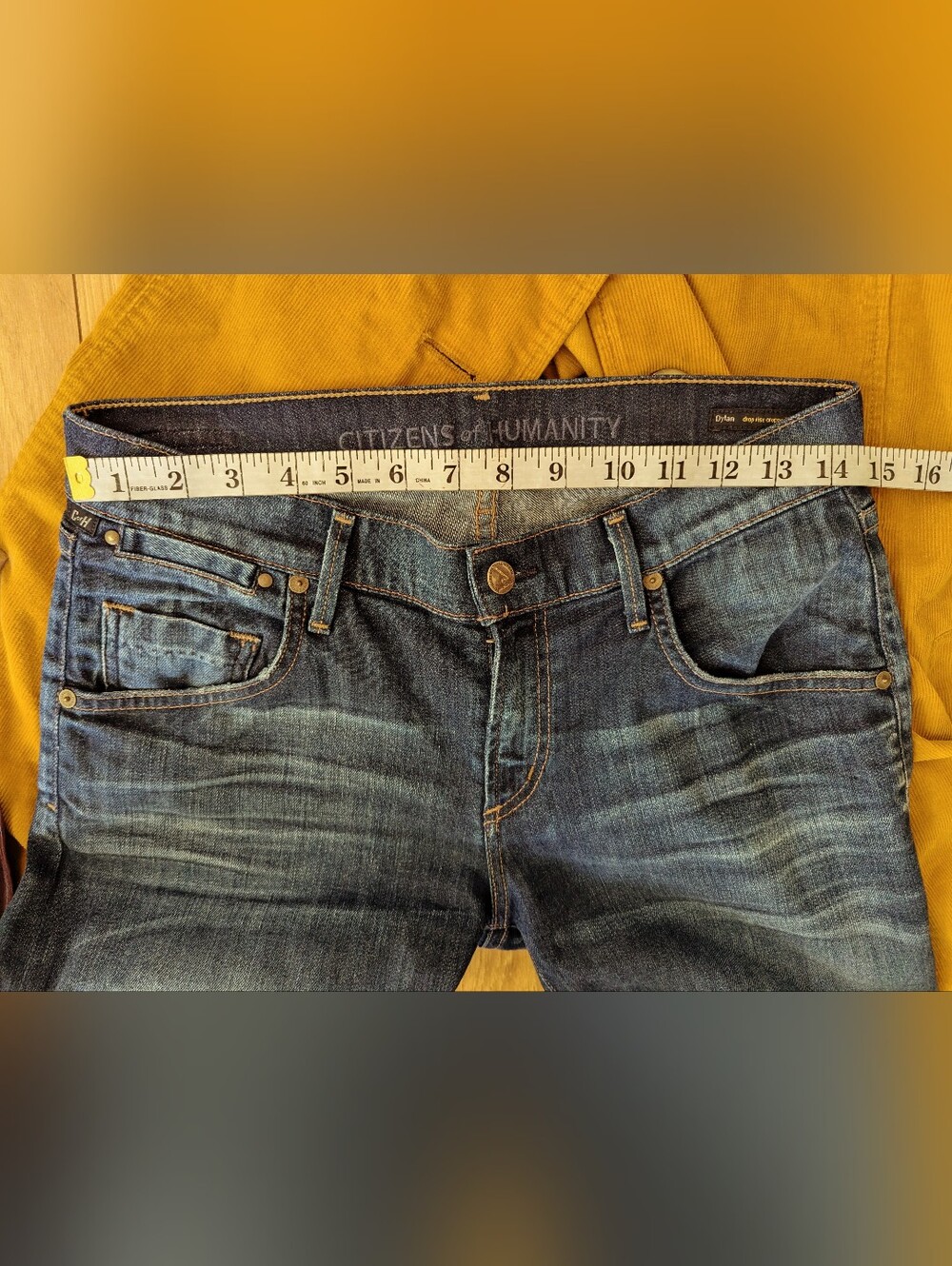Citizens of Humanity Dylan Drop Rise Cropped Jeans 26 / Jean court Dylan T26 - Picture 5 of 10